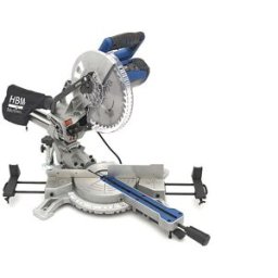 HBM Scie radiale HBM 254 x 70 mm, scie à tronçonner, scie à tirer avec laser