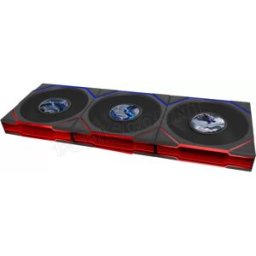 Lian-Li Lot de 3 Ventilateurs de boitier Lian Li Uni Fan TL LCD Flex Reverse RGB - 12cm (Noir)