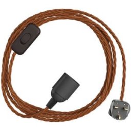 Creative Cables Douille Avec Cordon Snakebis Twisted E14 Deer 3 m
