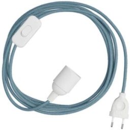 Creative Cables Douille Snakebis E14 Avec Fil 3 M Blue One Size