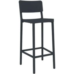 Resol Tabouret Haut Lisboa Dark Grey One Size