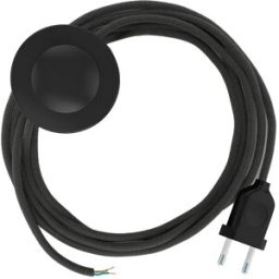Creative Cables Câble De Lampadaire Rm26 3m Dark Grey / Black One Size