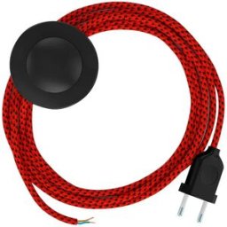 Creative Cables Câble De Lampadaire Rt94 3m Red Devil One Size