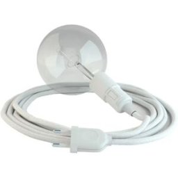 Creative Cables Câble De Lampe Snake 3m White / White One Size