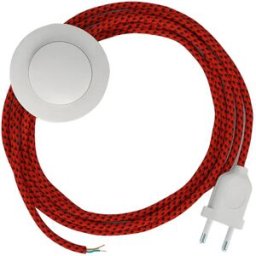 Creative Cables Câble De Lampadaire Rt94 3m Red Devil / White One Size