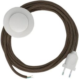 Creative Cables Câble De Lampadaire Rd73 Zigzag 3m Bark One Size