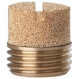 Riegler Silencieux en bronze fritté, fente, G 3/8, max. 10 bar (564-3)