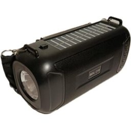 GÉNÉRIQUE Enceinte Bluetooth Nomade Generique - Solaire, Grande Autonomie, Lecteur Mp3, Radio Fm, Lampe Torche - Noir