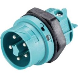 Wieland Electric 46.052.5053.6 Cosse cylindrique mâle embase mâle Nombre total de pôles: 4 + PE Série (connecteur rond): RST® MINI 1 pc(s)