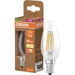 OSRAM HOMELIGHTING 4099854477447 LED CEE B (A - G) E14 forme de flamme 2.5 W blanc chaud (Ø x H) 35.00 mm x 35.00 mm à intensité variable 1 pc(s)