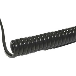 BKL Electronic 1506208 Câble spiralé Li12Y11Y 1200 mm / 4800 mm 8 x 0.14 mm² + 8 x 0.14 mm² noir 1 pc(s)
