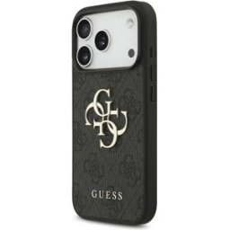 Guess Coque De Téléphone 4g Strap 4g Classic Logo Iphone 17 Pro Black One Size unisex
