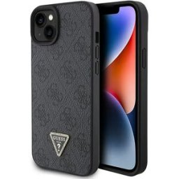 Guess Coque De Téléphone Guhcp15sp4tdpk Iphone 151413 6.1 Leather 4g Diamond Triangle Black One Size unisex