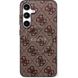 Guess Coque De Téléphone 4g Ring Classic Logo Magsafe Galaxy S25 Fe Brown One Size unisex