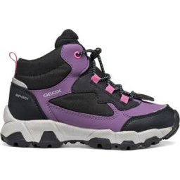Geox Baskets Sans Lacets Magnetar G B Abx Violet / Black EU 36 Fille