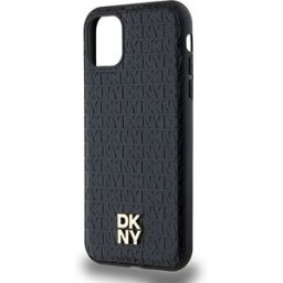 Dkny Coque De Téléphone Dkhmn61pshrpsk Iphone 11xr 6.1 Leather Monogram Pattern Black One Size unisex