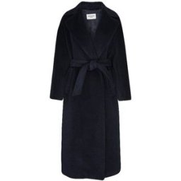 Max Mara Manteau en laine WKDTEMPERA bleu marine 44