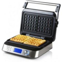 DOMO-ELEKTRO DOMO Gaufrier numérique, Puissance: 800–1600 W, 2 gaufres belges 12 × 13 cm, DO9219W