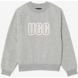 Ugg Sweat Crew Big Logo gris m femme