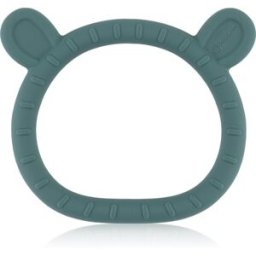 Petite&Mars Silicone teether Teddy jouet de dentition pour bébé Misty Green 1 pcs