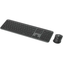 Logitech Clavier Et Souris Sans Fil Mk950 Signature Slim English Graphite One Size unisex