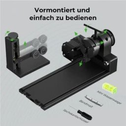 Xtool Rouleau Pour Gravure Laser P5010279 Black / Silver One Size unisex