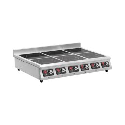 Plaque à induction - 6 x 28 cm - 60 à 240 °C - 400 V - Minuterie - Royal Catering