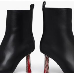 Sonia Rykiel - Bottines en Cuir Valence noires - Talon 8 cm 39