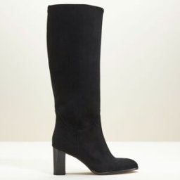 Cosmoparis - Bottes en Velours de Cuir Cavanna noires - Talon 7 cm 37