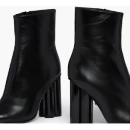 Sonia Rykiel - Bottines en Cuir Clover noires - Talon 10 cm 38