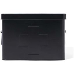 HEMA Boîte À Pharmacie Petit Modèle Noir 14.5x23x16 (noir)