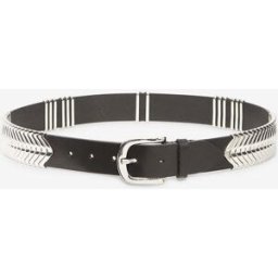 Ceinture Tehora En Cuir - Femme - Noir Et Argenté - Taille85 - Isabel Marant