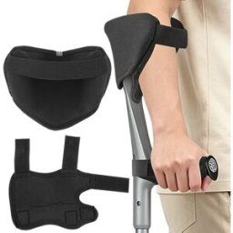 INF Housse pour canne - Poignée et appui-sous-bras rembourrés avec doublure SBR épaissie, sangle élastique réglable et velcro