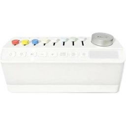 INF Réveil bruit blanc avec réveil lever du soleil, veilleuse, Bluetooth 5.3 et double haut-parleurs 5W
