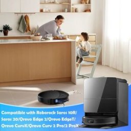 INF Pièces de remplacement pour aspirateur robot compatibles avec Roborock Saros 20, Saros 10R, Qrevo Edge/Curv - Brosse