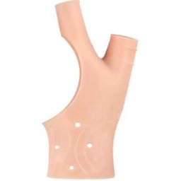 INF Gant à deux doigts, protection de pouce souple et élastique avec ajustement de compression Beige