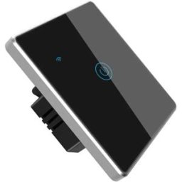 INF Interrupteur mural intelligent 86 cadre métal, Wi-Fi 2.4ghz, télécommande app et commande tactile, compatible avec Tuya,
