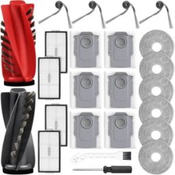 INF Kit d'entretien de remplacement pour aspirateurs robots – Compatible avec Saros 10R, Saros 20, Qrevo Curv 2 Pro, Qrevo