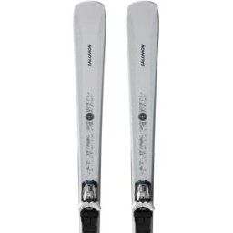 Salomon Pack De Skis Alpin Femme S/max N°4 Xt+m10 Gw Silver Metallic / Gray / Castelrock 167 Femme