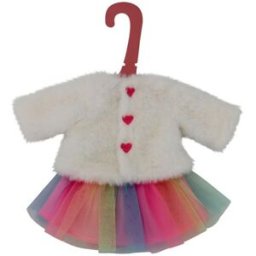 La Grande Récré Vetement Poupees - Gilet Fourrure et Jupe Tutu