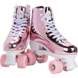 La Grande Récré Gem Skates Quad Roller - Holo Rose L 39-42