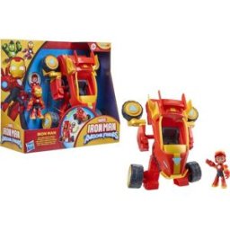 La Grande Récré Figurine Armure et Vehicule 2-En-1 - Iron Man