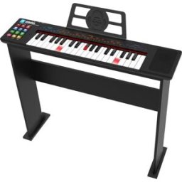 La Grande Récré Clavier 37 Touches Lumineuses et Support en bois