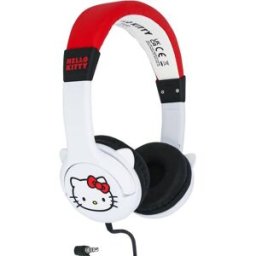 La Grande Récré Casque audio filaire pour Enfant Blanc-Rouge - Hello Kitty