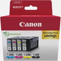 Pack 4 cartouche d'encre CANON PGI-1500 (Noir, Cyan, Magenta, Jaune)