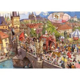 Heye, des puzzles aux images uniques Puzzle Street Parade - 2000 pièces