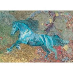 Heye, des puzzles aux images uniques Puzzle Map Art - Horse - 2000 pièces