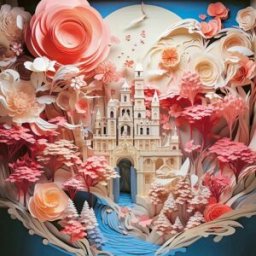 Heye, des puzzles aux images uniques Puzzle Paper Like - White Castle - 1000 pièces