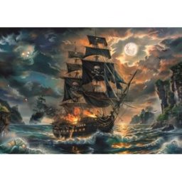 Clementoni, le Puzzle européen Made in Italie Puzzle Pirates - 200 à 499 pièces