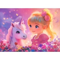 Castorland, les puzzles polonais à petits prix Puzzle La Princesse et la Licorne - 100 à 149 pièces